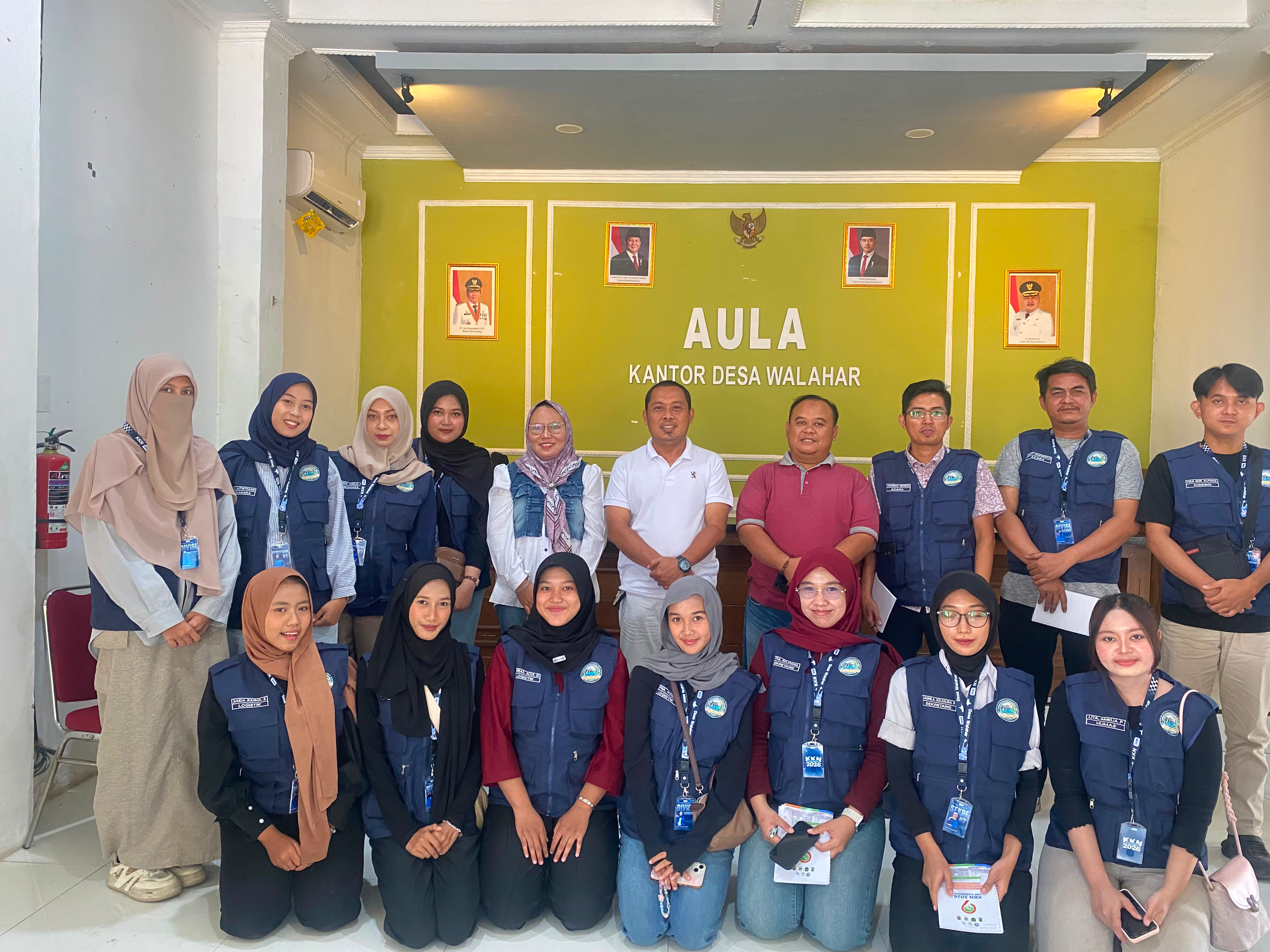 Peresmian KKN di Balai Desa Walahar