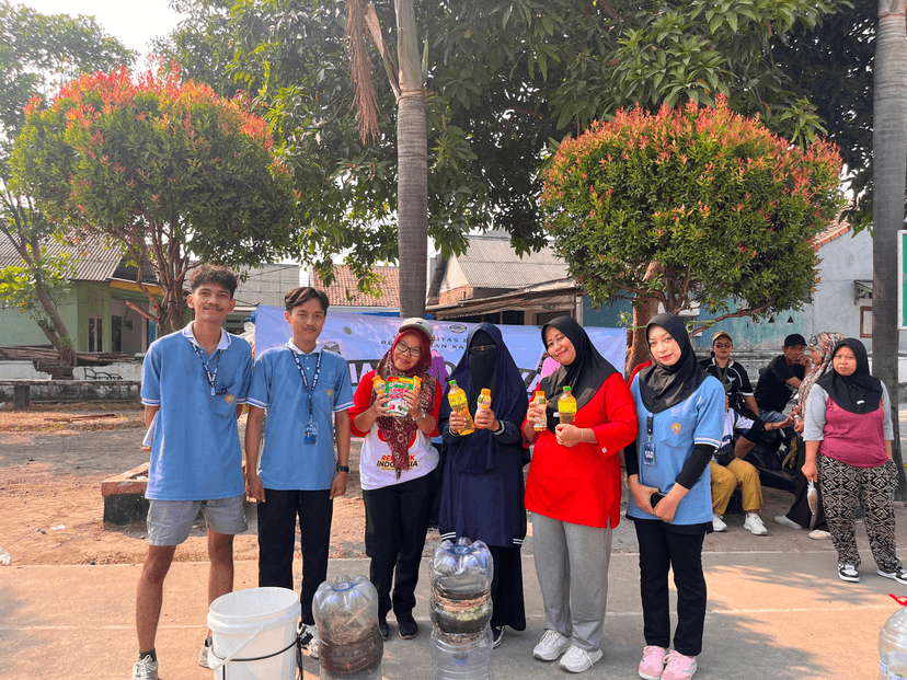 Kegiatan Senam Sehat Bersama Warga Desa
